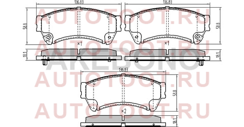 Колодки тормозные перед MAZDA 6 GH 07-12 an759wk akebono – купить в Омске. Цены, характеристики, фото в интернет-магазине autotoot.ru