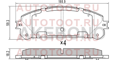 Колодки тормозные перед TOYOTA HIGHLANDER GSU 40 07- an815k akebono – купить в Омске. Цены, характеристики, фото в интернет-магазине autotoot.ru