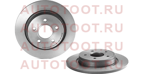 Диск тормозной зад Ford Focus II 05-, C-Max 03-07-, Volvo C30/S40/V50 05- 08997511 brembo – купить в Омске. Цены, характеристики, фото в интернет-магазине autotoot.ru