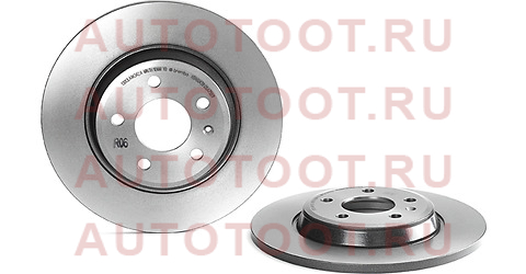 Диск тормозной UV Coated | зад | 08a75911 brembo – купить в Омске. Цены, характеристики, фото в интернет-магазине autotoot.ru