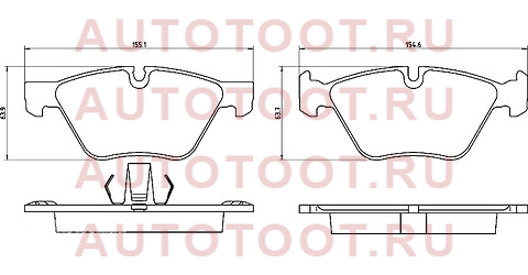 Колодки тормозные дисковые передн 5 (F10), 5 Touring (F11) p06060 brembo – купить в Омске. Цены, характеристики, фото в интернет-магазине autotoot.ru