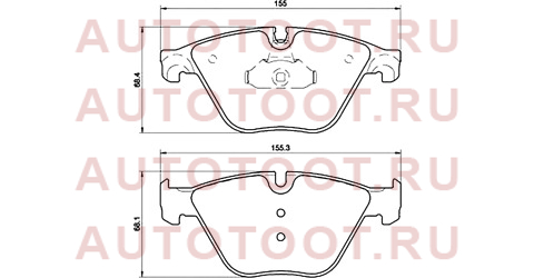 BMW 5/6/7 (F01-F04/F07/F10-F13/F18) 2.0-3.0 08-> p06074 brembo – купить в Омске. Цены, характеристики, фото в интернет-магазине autotoot.ru