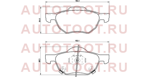 Колодки тормозные FR Honda Accord CL p28036 brembo – купить в Омске. Цены, характеристики, фото в интернет-магазине autotoot.ru