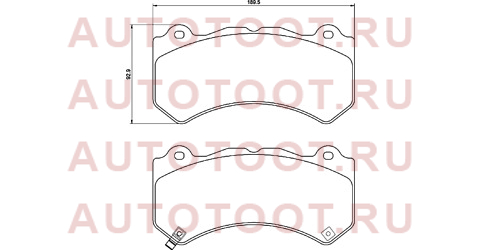 JEEP Grand Cherokee IV/ Cadillac CTS II 2.0T/ 6.2 08-> p37018 brembo – купить в Омске. Цены, характеристики, фото в интернет-магазине autotoot.ru