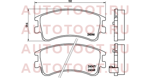 Колодки тормозные перед MAZDA 6 GG p49032 brembo – купить в Омске. Цены, характеристики, фото в интернет-магазине autotoot.ru