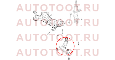 Рычаг передний HYUNDAI SOLARIS/ACCENT/KIA RIO 2011-LH cqkh94l ctr – купить в Омске. Цены, характеристики, фото в интернет-магазине autotoot.ru