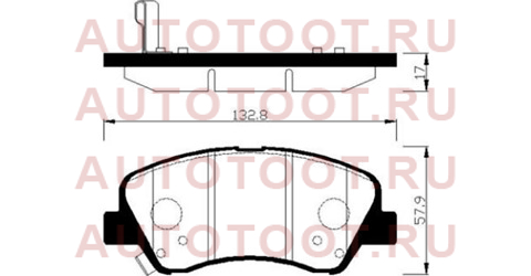 Колодки тормозные перед HYUNDAI SOLARIS 10-/CRETA 15-/KIA RIO 10- gk0500 ctr – купить в Омске. Цены, характеристики, фото в интернет-магазине autotoot.ru