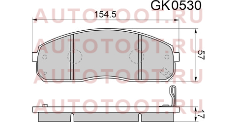 Колодки тормозные перед KIA BONGO III 03- gk0530 ctr – купить в Омске. Цены, характеристики, фото в интернет-магазине autotoot.ru