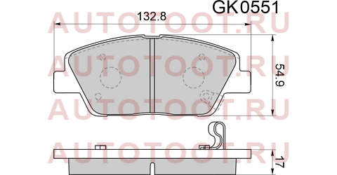 HYUNDAI Veloster (FS) 12->, KIA Optima III 2012-> gk0551 ctr – купить в Омске. Цены, характеристики, фото в интернет-магазине autotoot.ru