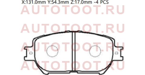 Колодки тормозные перед TOYOTA CAMRY 01-/WISH 03- gk1033 ctr – купить в Омске. Цены, характеристики, фото в интернет-магазине autotoot.ru