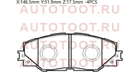 Колодки тормозные перед TOYOTA RAV4 05- gk1063 ctr – купить в Омске. Цены, характеристики, фото в интернет-магазине autotoot.ru