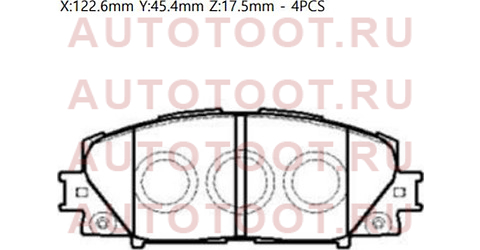 Колодки тормозные перед TOYOTA AQUA 11-/VITZ/YARIS 05-/PREMIO 07-/PRIUS 09- gk1081 ctr – купить в Омске. Цены, характеристики, фото в интернет-магазине autotoot.ru