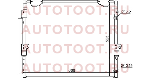 Радиатор кондиционера TOYOTA LAND CRUISER UZJ200 07-/LEXUS LX570 07- dcn50036 denso – купить в Омске. Цены, характеристики, фото в интернет-магазине autotoot.ru