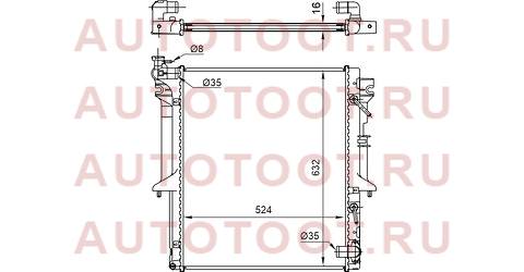 Радиатор MITSUBISHI L200 2,5 D 04-16 drm45017 denso – купить в Омске. Цены, характеристики, фото в интернет-магазине autotoot.ru