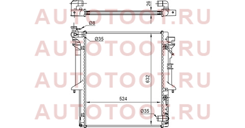 Радиатор MITSUBISHI L200 2,5 D 04-16 drm45017 denso – купить в Омске. Цены, характеристики, фото в интернет-магазине autotoot.ru