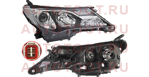 Фара TOYOTA RAV4 13-15 RH с электрокорректором, галоген, LED (Евросвет) 21211w1rldem2 depo – купить в Омске. Цены, характеристики, фото в интернет-магазине autotoot.ru