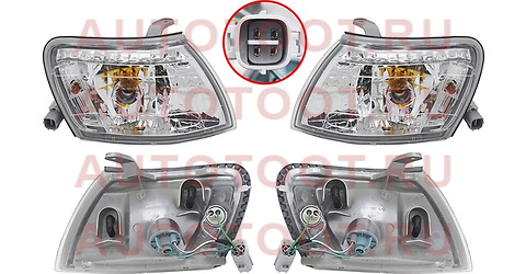 Габарит TOYOTA CORONA/CALDINA 92-02 LH+RH комплект, хрусталь 212-1567pxa-vc depo – купить в Омске. Цены, характеристики, фото в интернет-магазине autotoot.ru