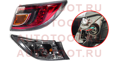 Фонарь задний MAZDA 6 07-10 RH 4D/5D HBK LED 216-1973r-ue depo – купить в Омске. Цены, характеристики, фото в интернет-магазине autotoot.ru