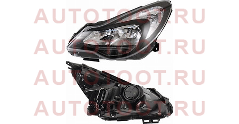 Фара OPEL CORSA 11-14 LH черная с электрокорректором 442-1169lmldem2 depo – купить в Омске. Цены, характеристики, фото в интернет-магазине autotoot.ru