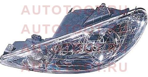 Фара PEUGEOT 206 98-03 LH хрусталь под корректор 550-1121l-ld-em depo – купить в Омске. Цены, характеристики, фото в интернет-магазине autotoot.ru