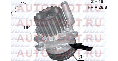 Насос системы охлаждения VAG YETI/AMAROK CFWA/CFHA/CLCA/CUUA/DFSA a224 dolz – купить в Омске. Цены, характеристики, фото в интернет-магазине autotoot.ru