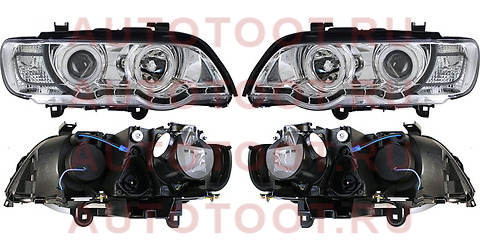 Фара BMW X5 01-03 хром диоды тюнинг комплект R+L pf-ee-444-1152pxndem2-led eagle%20eyes – купить в Омске. Цены, характеристики, фото в интернет-магазине autotoot.ru