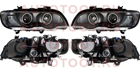 Фара BMW X5 01-03 черн. диоды тюнинг комплект R+L pf-ee-d44-1106pmndem2-led eagle%20eyes – купить в Омске. Цены, характеристики, фото в интернет-магазине autotoot.ru