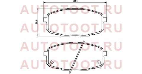 Колодки тормозные перед HYUNDAI CRETA 15-/I30 07-/KIA CEED 07-12 fdb1869w ferodo – купить в Омске. Цены, характеристики, фото в интернет-магазине autotoot.ru