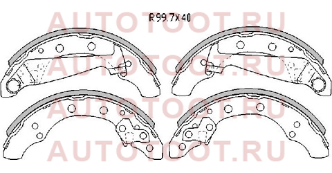 FORD Fiesta VI; MAZDA 2 1.25-1.6 08-> fsb408 ferodo – купить в Омске. Цены, характеристики, фото в интернет-магазине autotoot.ru