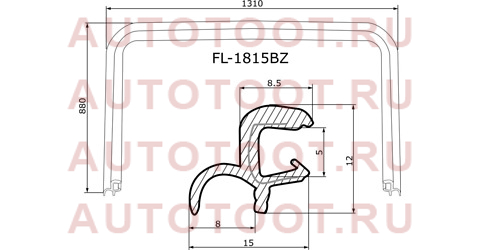 Молдинг лобового стекла FORD TOURNEO CONNECT 02-13 fl-1815bz flexline – купить в Омске. Цены, характеристики, фото в интернет-магазине autotoot.ru