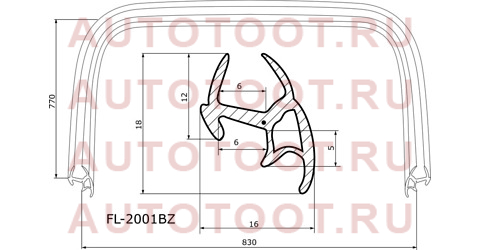 Молдинг лобового стекла TOYOTA RAV4 94-97 fl-2001bz flexline – купить в Омске. Цены, характеристики, фото в интернет-магазине autotoot.ru