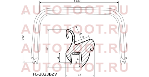 Молдинг лобового стекла HONDA CR-V 96-01 fl-2023bzv flexline – купить в Омске. Цены, характеристики, фото в интернет-магазине autotoot.ru