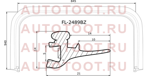 Молдинг лобового стекла SUBARU LEGACY/OUTBACK 03-09 fl-2489bz flexline – купить в Омске. Цены, характеристики, фото в интернет-магазине autotoot.ru