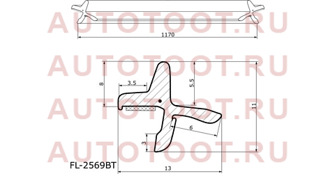 Молдинг лобового стекла LEXUS GS300/350/430/460 05-12 fl-2569bt flexline – купить в Омске. Цены, характеристики, фото в интернет-магазине autotoot.ru