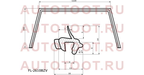 Молдинг лобового стекла SUZUKI ESCUDO/GRAND VITARA 05-15 fl-2610bzv flexline – купить в Омске. Цены, характеристики, фото в интернет-магазине autotoot.ru