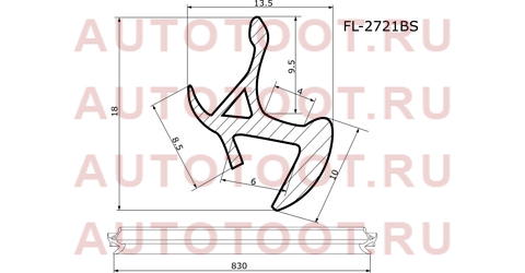 Молдинг лобового стекла TOYOTA SEQUOIA/TUNDRA PICKUP 07- fl-2721bs flexline – купить в Омске. Цены, характеристики, фото в интернет-магазине autotoot.ru