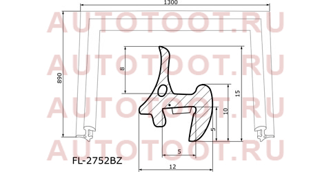 Молдинг лобового стекла MAZDA CX-9 07-16 fl-2752bz flexline – купить в Омске. Цены, характеристики, фото в интернет-магазине autotoot.ru