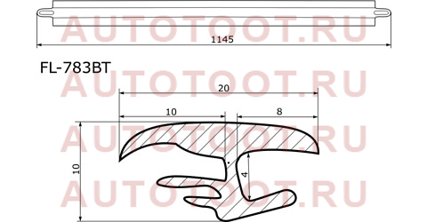 Молдинг лобового стекла SUBARU LEGACY 4/5D 93-98 fl-783bt flexline – купить в Омске. Цены, характеристики, фото в интернет-магазине autotoot.ru