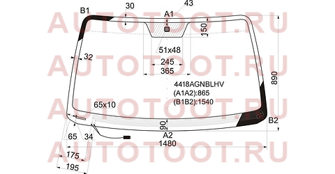 Стекло лобовое с обогревом щеток KIA SORENTO I 02-09 4418agnblhv fuyao – купить в Омске. Цены, характеристики, фото в интернет-магазине autotoot.ru