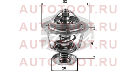 Термостат с прокладкой FORD RANGER/MAZDA 3 BL/6 GG/SUZUKI XL-7 th24782g1 gates – купить в Омске. Цены, характеристики, фото в интернет-магазине autotoot.ru