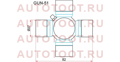 Крестовина карданного вала NISSAN ARMADA 03-/PATHFINDER 06-12 gun51 gmb – купить в Омске. Цены, характеристики, фото в интернет-магазине autotoot.ru