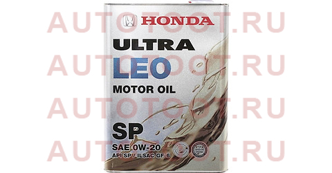 Масло моторное HONDA LEO 0W-20 SP GF-6 (металлическая канистра) 4л. 0822799974 honda – купить в Омске. Цены, характеристики, фото в интернет-магазине autotoot.ru