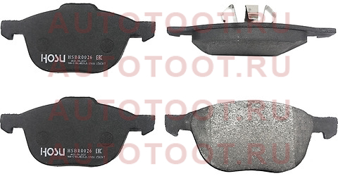 Колодки тормозные перед FORD FOCUS II/III/IV/KUGA I/KUGA II/MAZDA 3 BK/BL/PREMACY CP/CR/VOLVO S40 hsbr0026 hosu – купить в Омске. Цены, характеристики, фото в интернет-магазине autotoot.ru