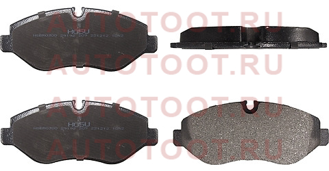 Колодки тормозные перед MERCEDES SPRINTER 06- 3/5-T hsbr0300 hosu – купить в Омске. Цены, характеристики, фото в интернет-магазине autotoot.ru