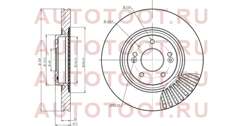 Диск тормозной Hyundai ix35 09-15 / Sonata 09-19 / Tucson 15-19 / Kia Ceed 12-21 / Optima 10-21 / So hsdb0172 hosu – купить в Омске. Цены, характеристики, фото в интернет-магазине autotoot.ru