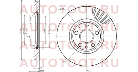 Диск тормозной Ford Focus 10-15 / Mondeo 07-15 / Galaxy 06-15 / S-MAX 10-15 hsdb0178 hosu – купить в Омске. Цены, характеристики, фото в интернет-магазине autotoot.ru