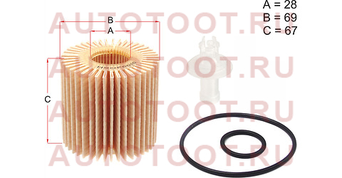 Фильтр масляный (картридж) TOYOTA CAMRY, RX350 2GR-FE 06- hsof0010 hosu – купить в Омске. Цены, характеристики, фото в интернет-магазине autotoot.ru