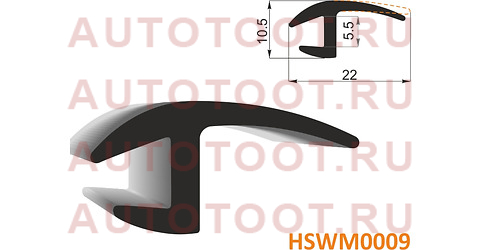 Молдинг универсальный (22mm) - бухта 30 м.(цена за 1метр) hswm0009 hosu – купить в Омске. Цены, характеристики, фото в интернет-магазине autotoot.ru