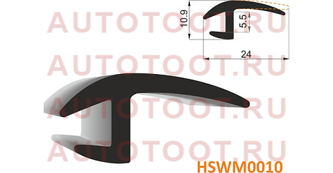 Молдинг универсальный (24mm) - бухта 30 м.(цена за 1метр) hswm0010 hosu – купить в Омске. Цены, характеристики, фото в интернет-магазине autotoot.ru