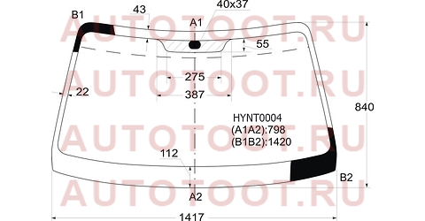 Стекло лобовое HYUNDAI ACCENT (сборка Россия) 4/5D 00-12/VERNA 3/4/5D 00-06 hynt0004 kmk – купить в Омске. Цены, характеристики, фото в интернет-магазине autotoot.ru